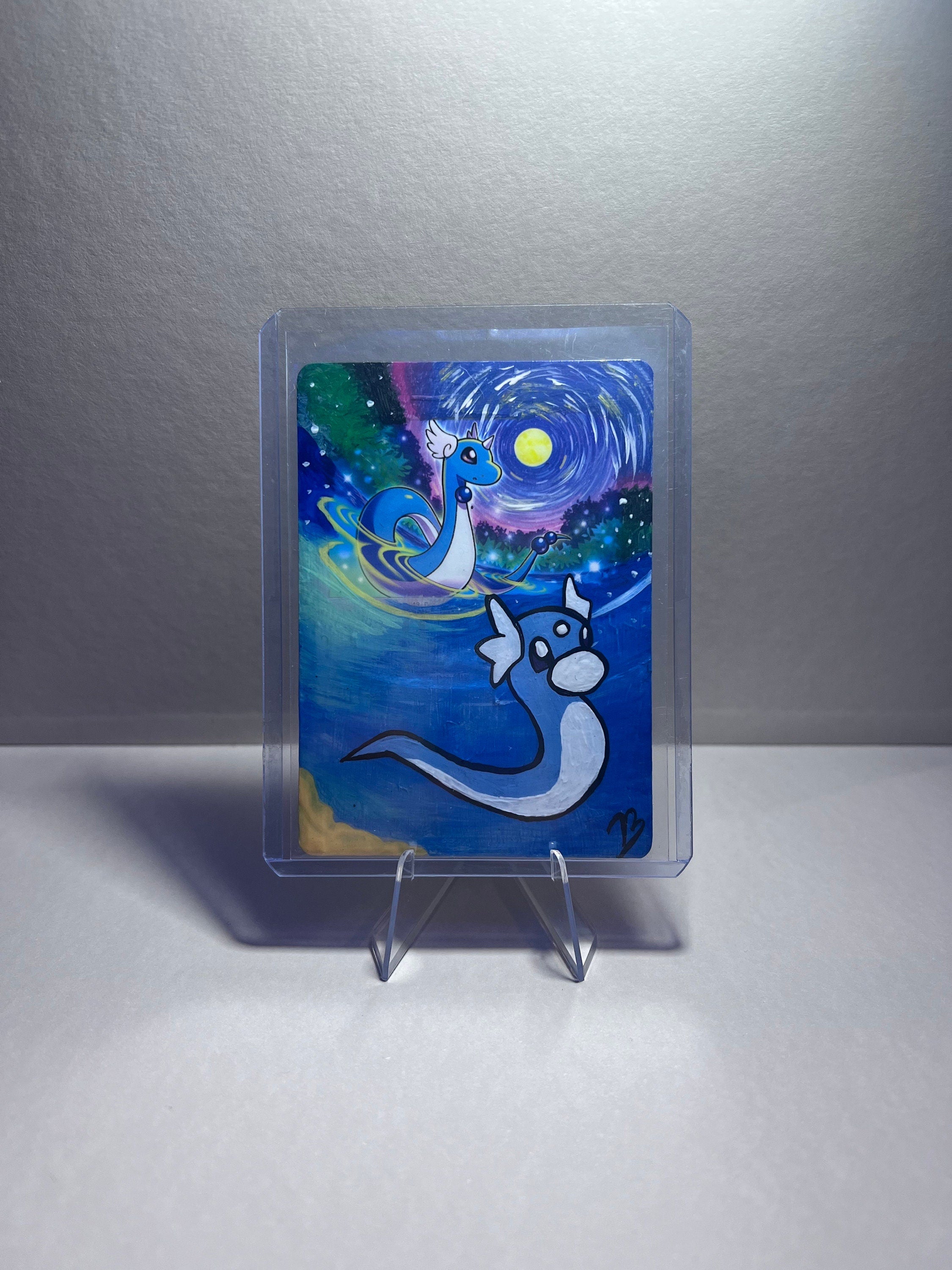 Custom Pocket Flask Pokemon Dragonair hotsell Art